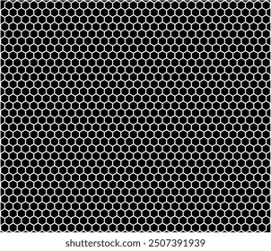 1-Inch Hexagon Grids | Precise Geometric Vector Design , honeycomb pattern 