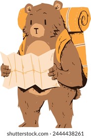 1(one) creative Cartoon Bear illustrator