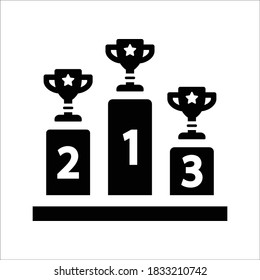 1st, 2nd and 3rd Place Trophy