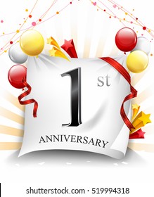 1st Anniversary of Independence Images, Stock Photos & Vectors ...
