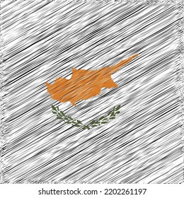 1st April Cyprus National Day Flag Design