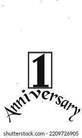 1.ª imagen vectorial de cumpleaños. aniversario 