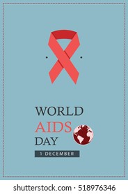 1st December, World Aids Day concept