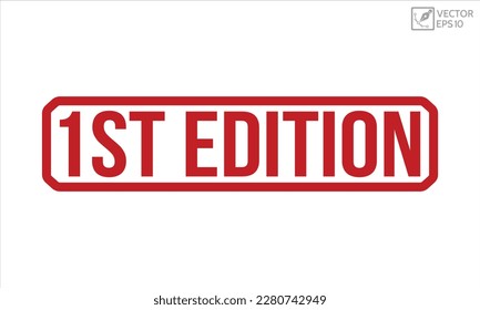 1st Edition Red Rubber Stamp.