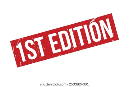 1st Edition Rubber Stamp Seal Vector