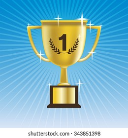 the 1st golden trophy