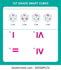 preguntas de cubo inteligente de primer grado
