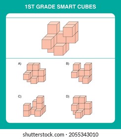 1st grade smart cube questions
