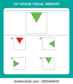 1st grade visual memory questions