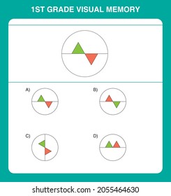 1st grade visual memory questions
