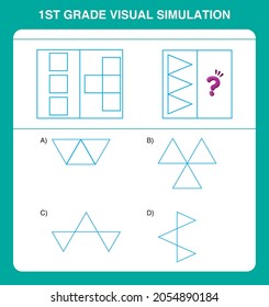 1st grade visual simulation questions