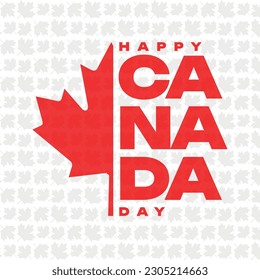 1st July Canada Day celebration  social media post banner template, poster, flyer, independence day, fete du canada