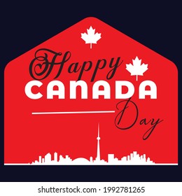 1st of July Canada Day T-Shirt Design