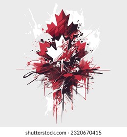 1st of July Canada Day T-Shirt Design Vector