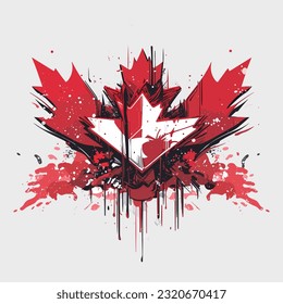 1st of July Canada Day T-Shirt Design Vector