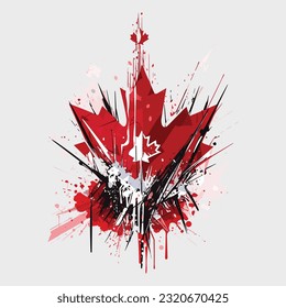 1st of July Canada Day T-Shirt Design Vector