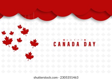 1st of July, Happy Canada Day, Vector illustration