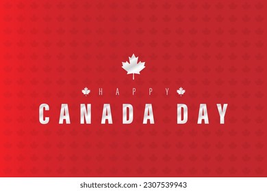 1st of July, Happy Canada Day, Vector illustration