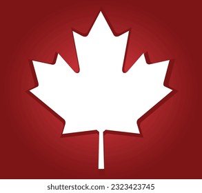 1st July Happy Canada Day. Vector illustration design. Banner design