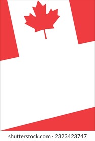 1st July Happy Canada Day. Vector illustration design. Banner design