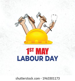 1st May Happy Labour Day. its international worker's day.