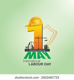 1st May International Labor Day or International Workers Day vector illustration.