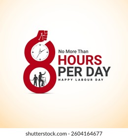 1st May International Workers Day, Happy Labour Day Logo  Banner Poster Flyer Social Media Post design concept idea editable vector illustration