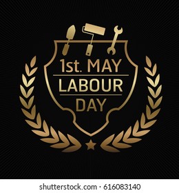 1st May, Labor Day, logo Poster, banner, brochure or flyer design