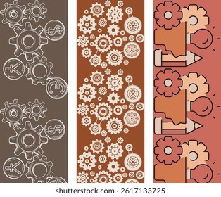 1st May Labor Day Pattern with Helmets and Fists for Celebration Use

