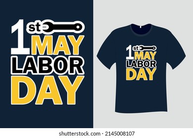T-Shirt-Design vom 1. Mai
