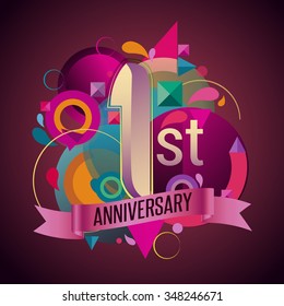 3,017 1st Year Anniversary Business Images, Stock Photos & Vectors ...