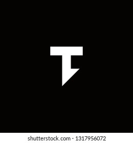 1T OR T1 SYMBOL LOGO ICON TEMPLATE 