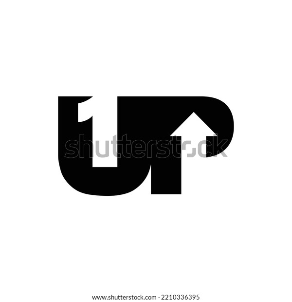 1up Creative Logo Design Vector Concept Stock Vector (Royalty Free ...