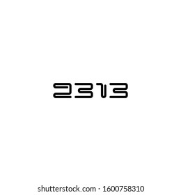 2 3 1 3 icon logo art vector