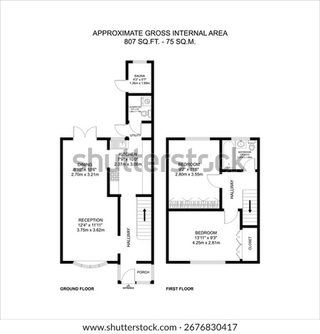 2 Bedroom house plan design