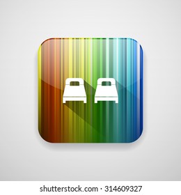 2 beds icon