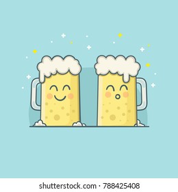 2 Beers Party Summer Background