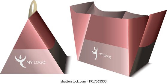 Download Pyramid Box Mockup Hd Stock Images Shutterstock