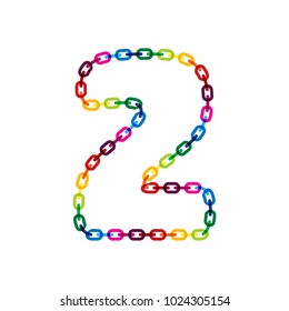 2 Chain Letter Logo Icon Design