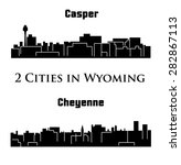 2 city in Wyoming ( Cheyenne, Casper )