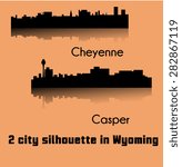 2 city in Wyoming ( Cheyenne, Casper )