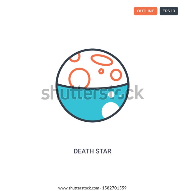death star vector image