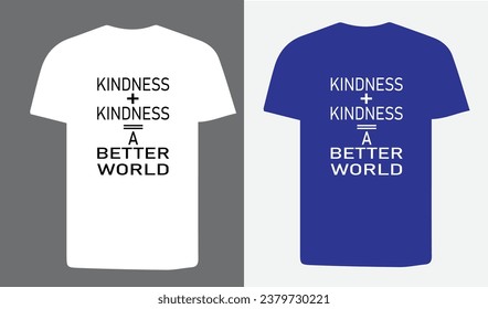2 color simple design t shirt