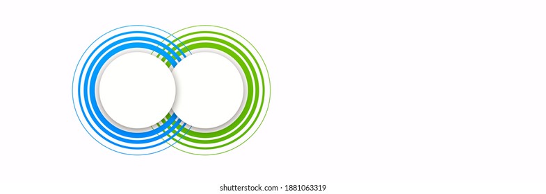 2 components chart make up something. Modern business circle infographics two options banner. Vector layout piece chart workflow. 2 piece diagram number component. Two step up options for web design