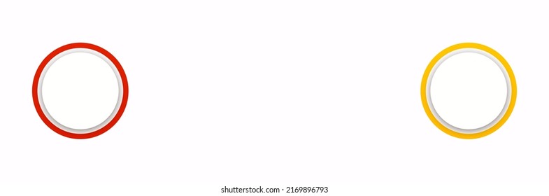 2 components chart make up something. Modern business circle infographics two options banner. Vector layout piece chart workflow. 2 piece diagram number component. Two step up options for web design