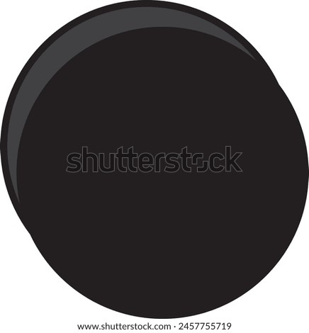 2 d black circle icon looks like oreo