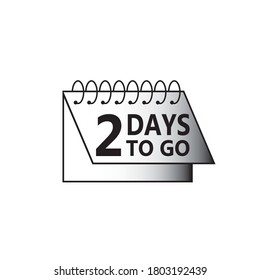2 days to go count down for marketing
