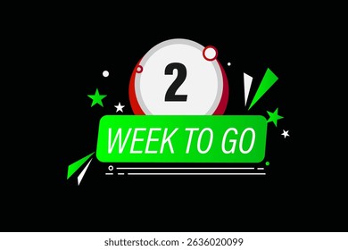 2 days to go, sale countdown vector symbol, clock, time,  background, template 15 days to go, countdown, sticker, left banner, business, sale, label button
