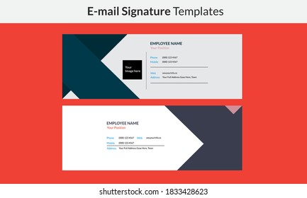 2 E-mail Signature Design Templates