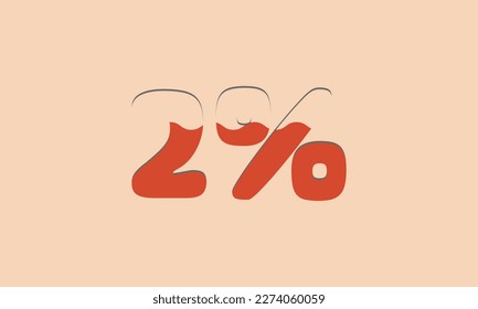 2% Flat Papercut Text Effect: Combining Simplicity and Depth in Graphic Design